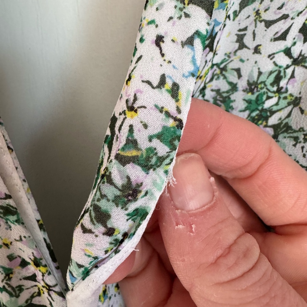Sleeveless V-Neck Green Floral Maxi Dress - Picture 9 of 12